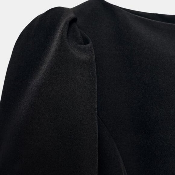 ZARA PLEATED SHORT DRESS WITH POCKETS - Picture 7 of 7